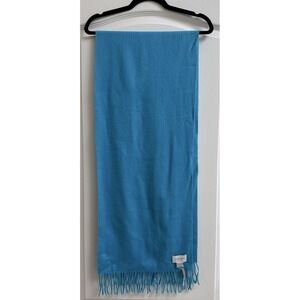 ERIC BOMPARD Cashmere Scarf Blue NEW